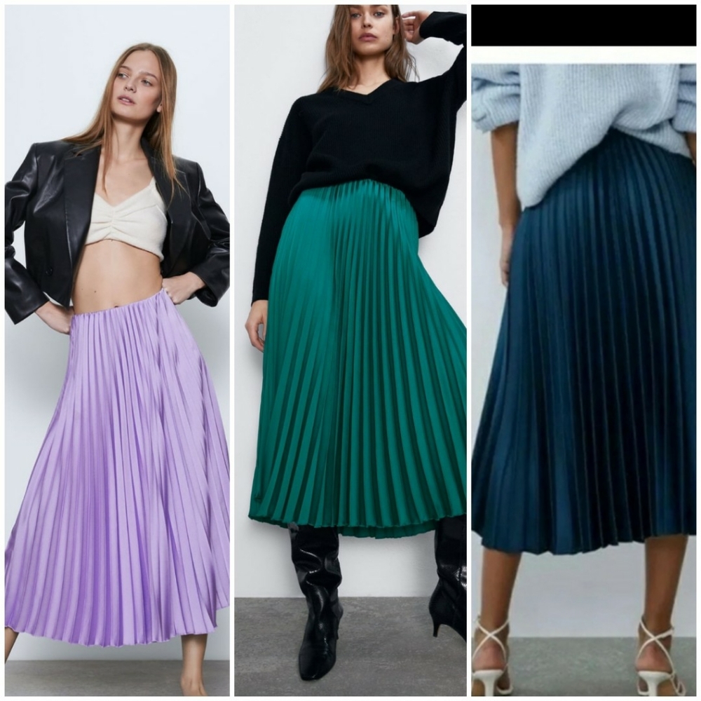 Zara skirt pleated